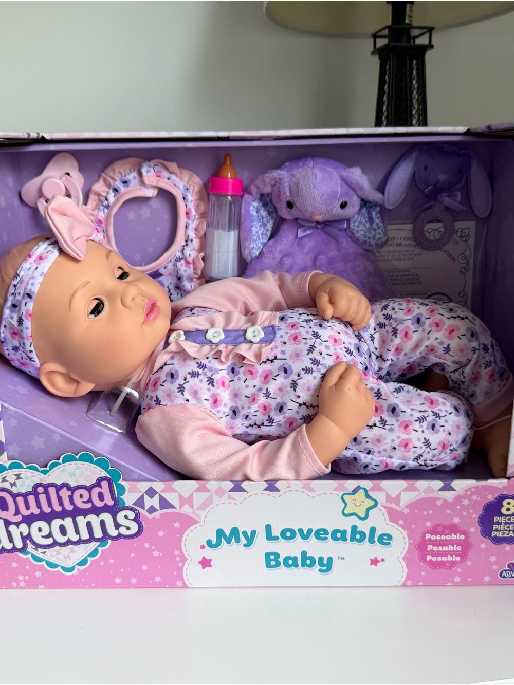 My Loveable Baby Doll - Purple & Pink Outfit